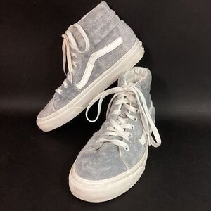 Vans Old Skool Faux Fur Sherpa Women's 7.5/Men's 5 Drizzle Grey High Tops 721278